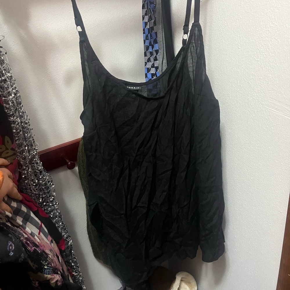 Black sheer tank